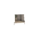 Addington II Radiator 500 x 596 Type10 - Chrome Extra Image