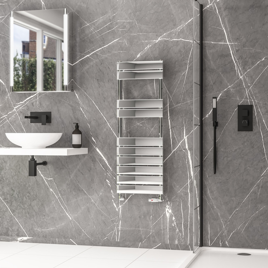 Addington II Towel Rail 1110 x 400 Type10 - Chrome Extra Image