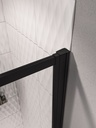 8mm Corniche sliders extension profile 1 piece - Matt Black Extra Image
