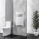 Addington 790 x 500mm Towel Rail Type10 - Gloss White Extra Image