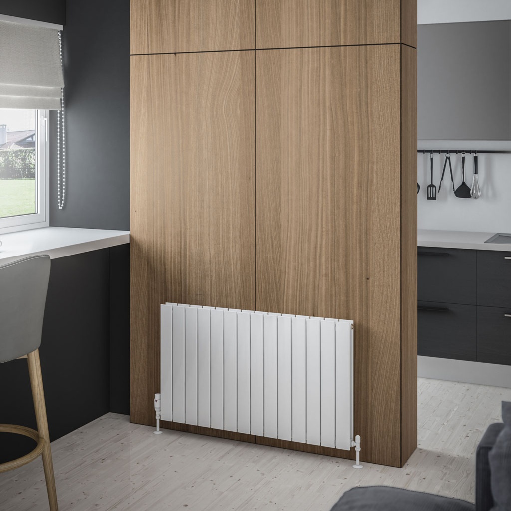 Addington Aluminium 600 x 1032mm Radiator Type20 - Gloss White Extra Image