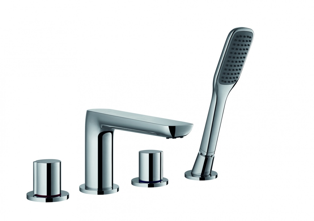 Allore 4-Hole Deck Mounted Bath and Shower Mixer Extra Image