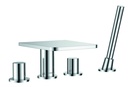 Annecy 4-Hole Deck Mounted Bath and Shower Mixer Extra Image