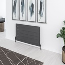 Berkeley 603 x 1000mm Aluminium Radiator - Matt Anthracite Extra Image