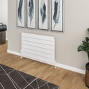 Berkeley 603 x 1000mm Aluminium Radiator - Matt White Extra Image