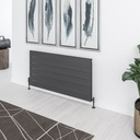 Berkeley 603 x 1200mm Aluminium Radiator - Matt Anthracite Extra Image