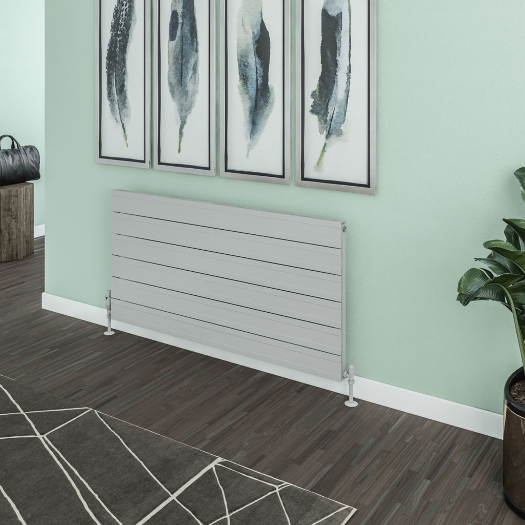 Berkeley 603 x 1200mm Aluminium Radiator - Matt Grey Extra Image