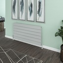 Berkeley 603 x 1200mm Aluminium Radiator - Matt Grey Extra Image