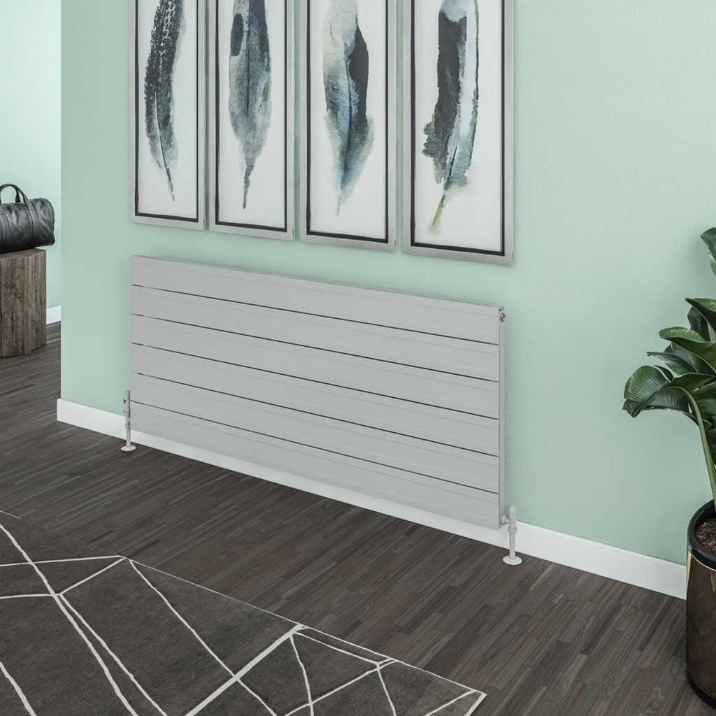 Berkeley 603 x 1400mm Aluminium Radiator - Matt Grey Extra Image