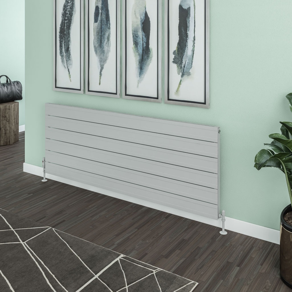Berkeley 603 x 1600mm Aluminium Radiator - Matt Grey Extra Image
