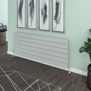 Berkeley 603 x 1600mm Aluminium Radiator - Matt Grey Extra Image