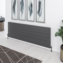 Berkeley 603 x 1800mm Aluminium Radiator - Matt Anthracite Extra Image