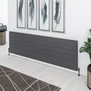 Berkeley 603 x 2000mm Aluminium Radiator - Matt Anthracite Extra Image