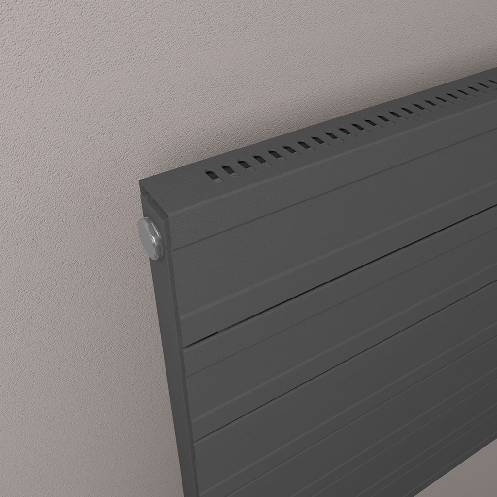 Berkeley 603 x 2000mm Aluminium Radiator - Matt Anthracite Extra Image