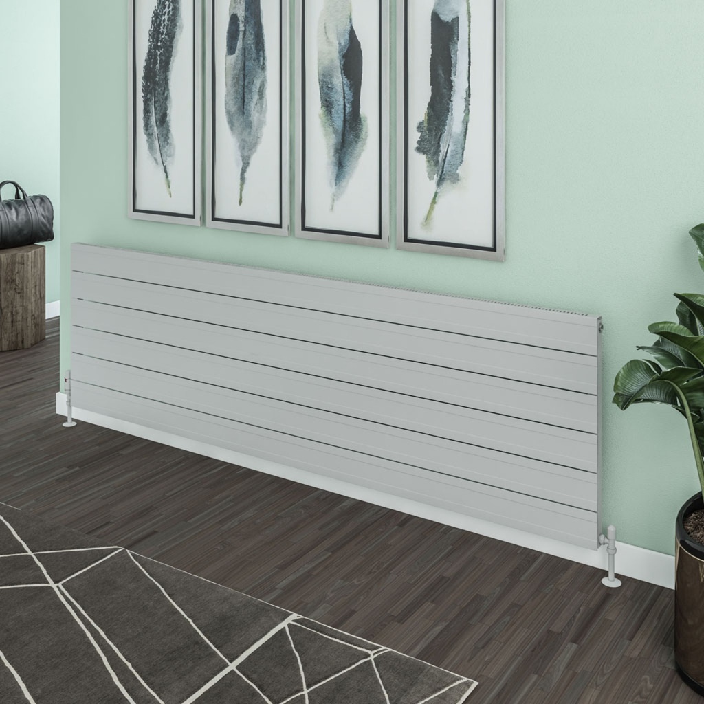 Berkeley 603 x 2000mm Aluminium Radiator - Matt Grey Extra Image