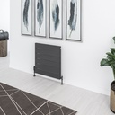 Berkeley 603 x 600mm Aluminium Radiator - Matt Anthracite Extra Image