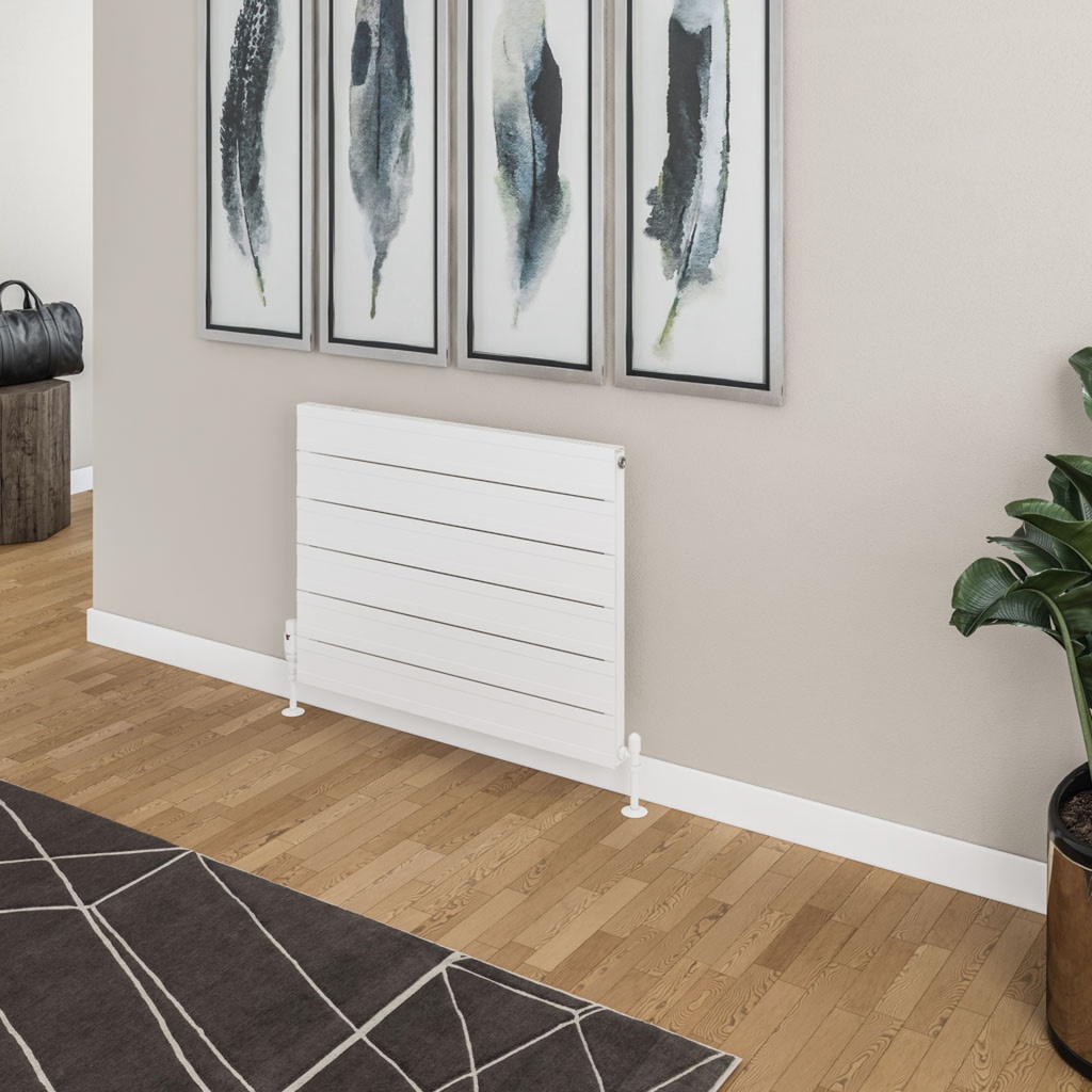 Berkeley 603 x 800mm Aluminium Radiator - Matt White Extra Image