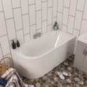 Biscay Double-Ended 1700 x 750mm (440) Right-Hand 5mm Extra Image