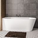 Bray 1600 Left Handed Bath including waste - White Extra Image