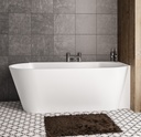 Bray 1600 Right Handed Bath including waste - White Extra Image