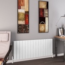 Charleton 600 x 1420mm Aluminium Radiator - Matt White Extra Image