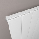 Charleton 600 x 1420mm Aluminium Radiator - Matt White Extra Image