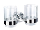Coco Double Tumbler Holder with Glasses Extra Image