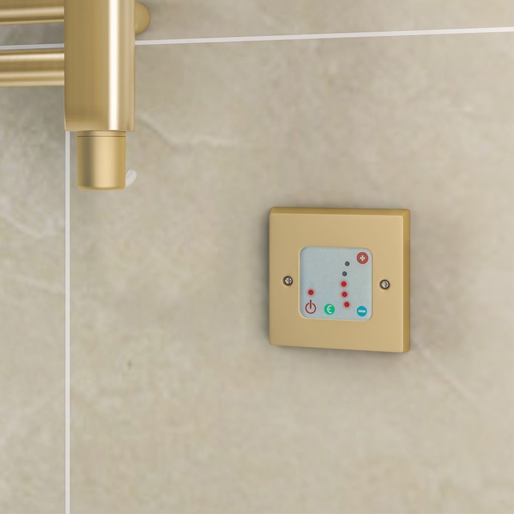 Crafton II Temperature Control Panel - Brass Effect Extra Image