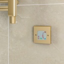 Crafton II Temperature Control Panel - Brass Effect Extra Image