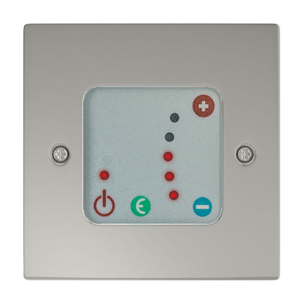 Crafton II Temperature Control Panel - Chrome Effect Extra Image