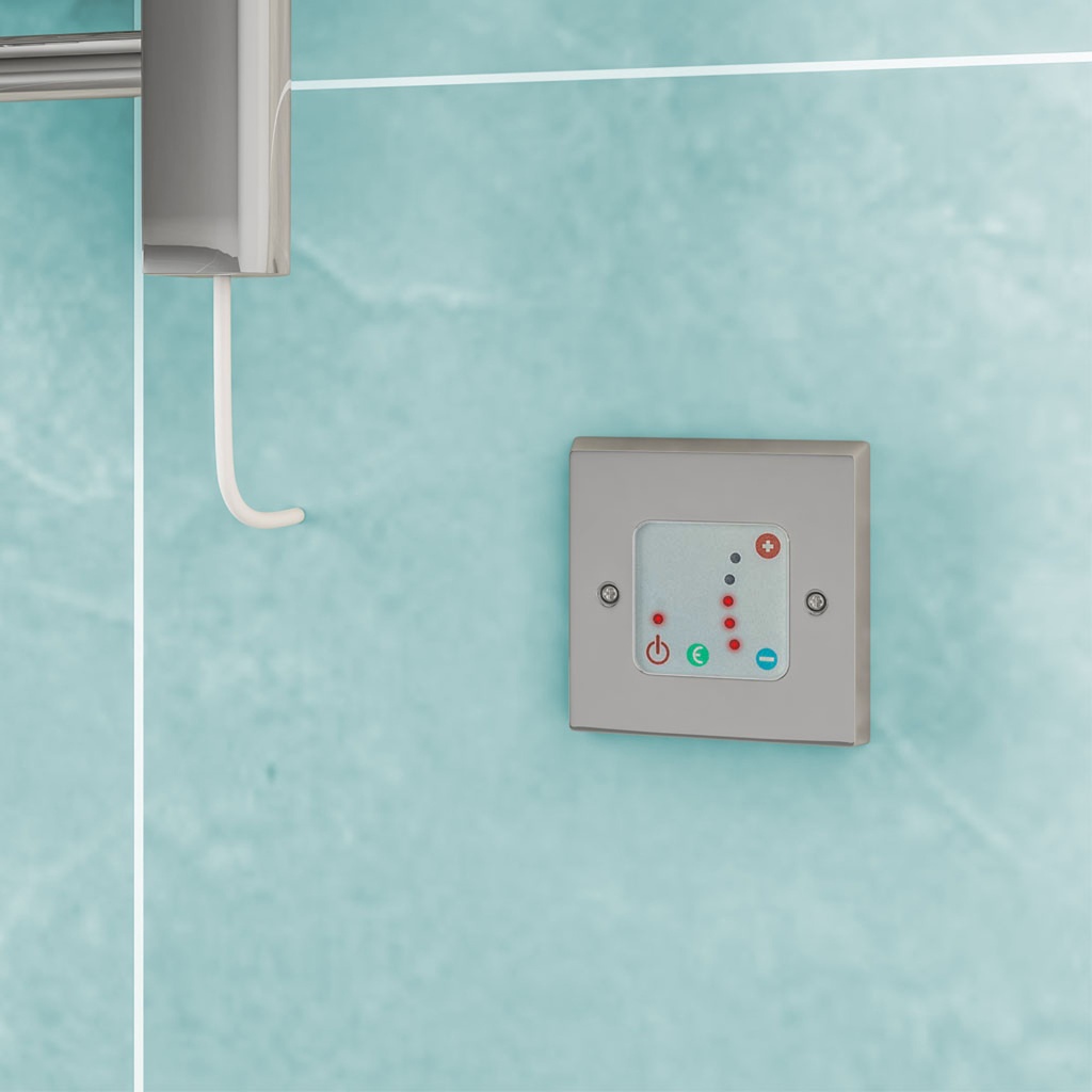 Crafton II Temperature Control Panel - Chrome Effect Extra Image