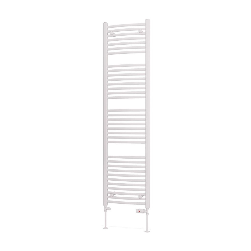 Curved Biava Multirail 1720 x 450mm - Gloss White Extra Image