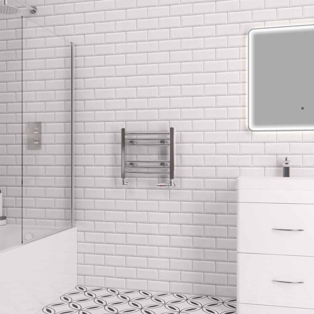 Curved Biava Multirail 360 x 400mm - Chrome Extra Image
