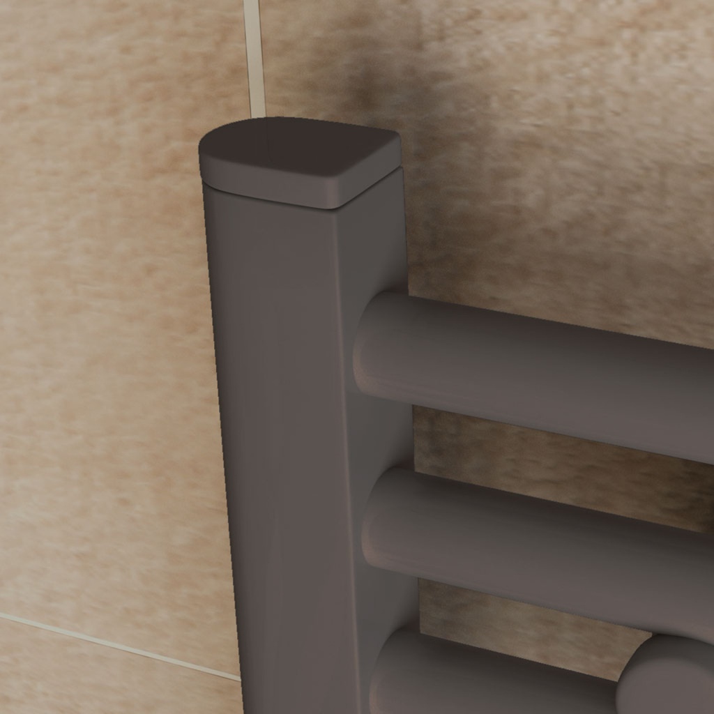 D Shape Vent Cap (Pair) - Anthracite Extra Image