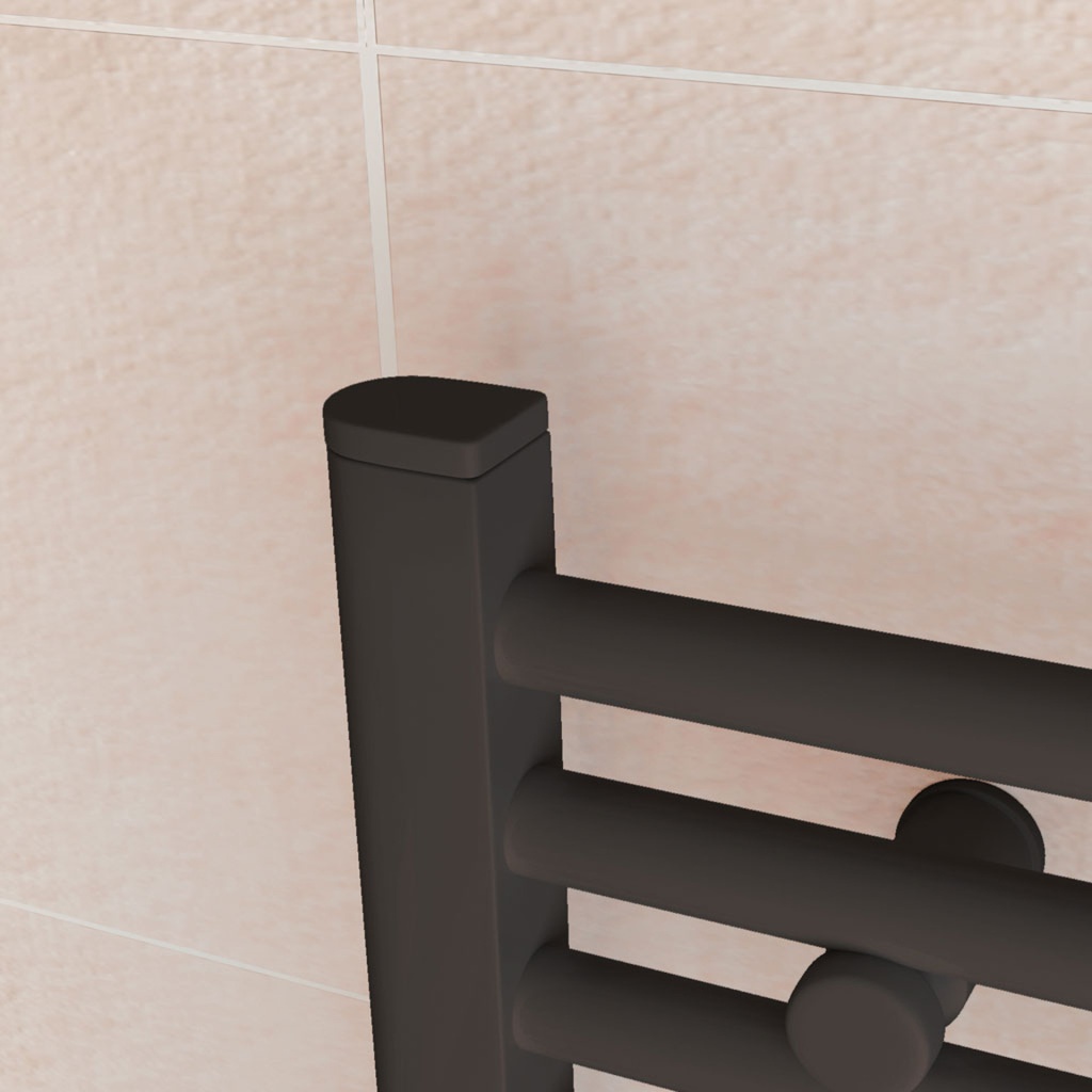 D Shape Vent Cap (Pair) - Black Extra Image