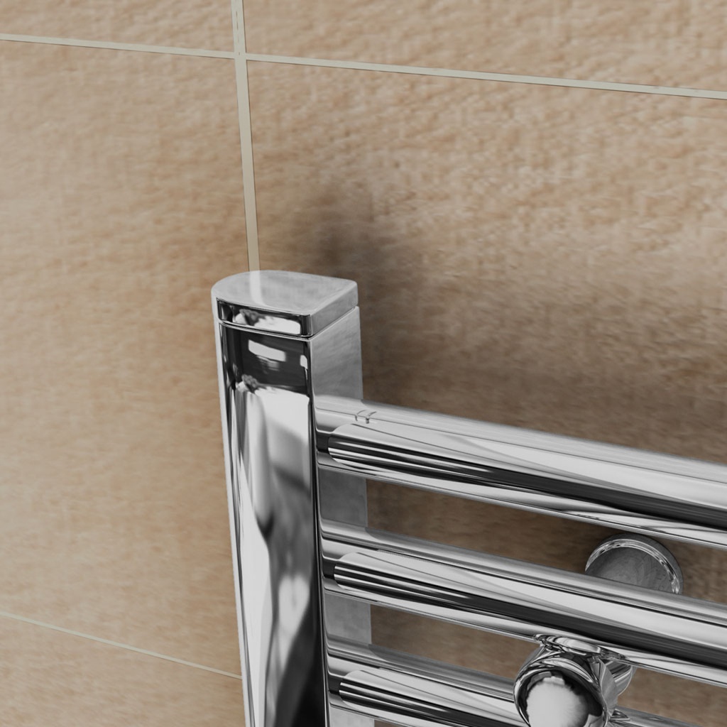 D Shape Vent Cap (Pair) - Chrome Extra Image