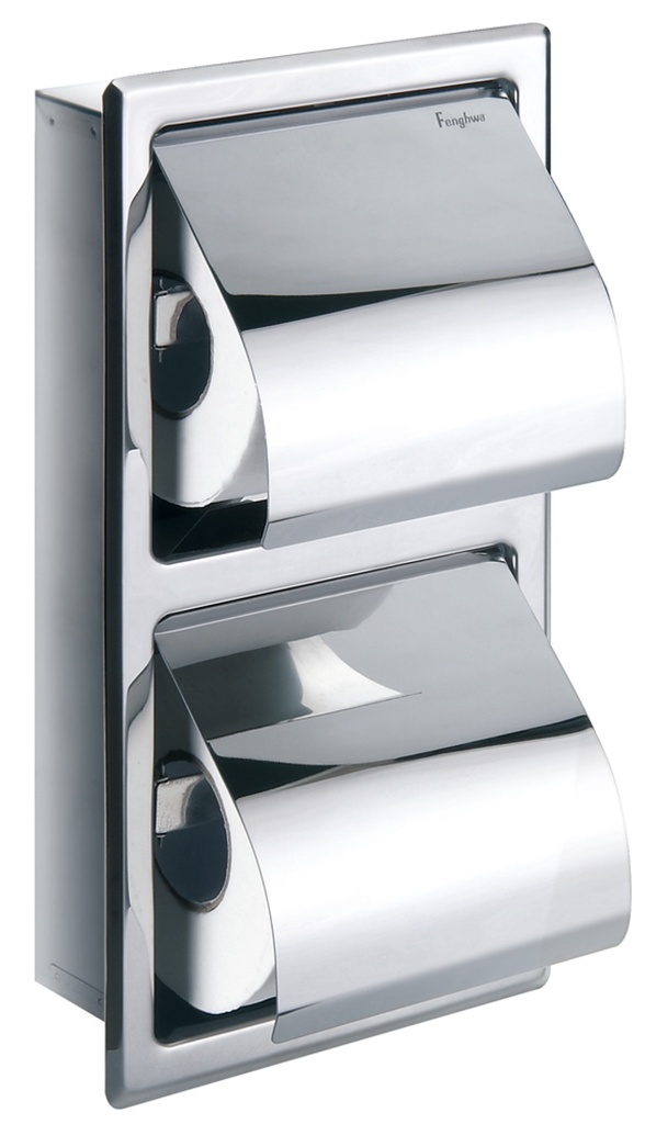 Double Concealed Toilet Roll Holder-1