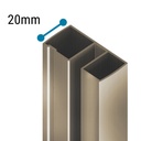 Extension Profile 1 Piece - Brushed Brass-1