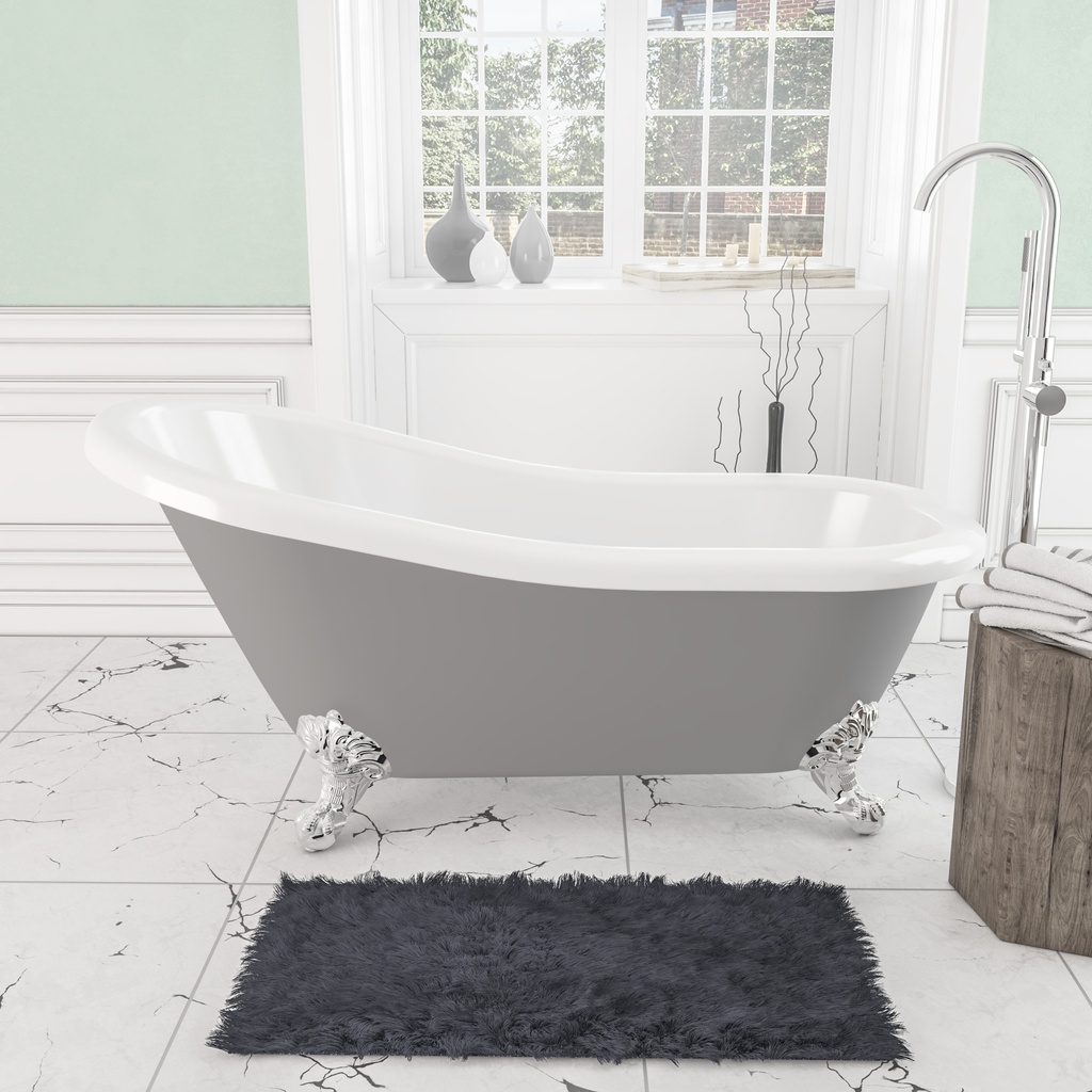 Freestanding Bath Chrome Legs (set of 4) - Chrome-2