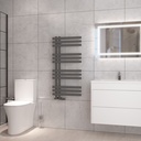 Hurley 1000 x 500mm Towel Rail - Matt Anthracite-1