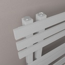 Hurley 1000 x 500mm Towel Rail - Matt Grey-2