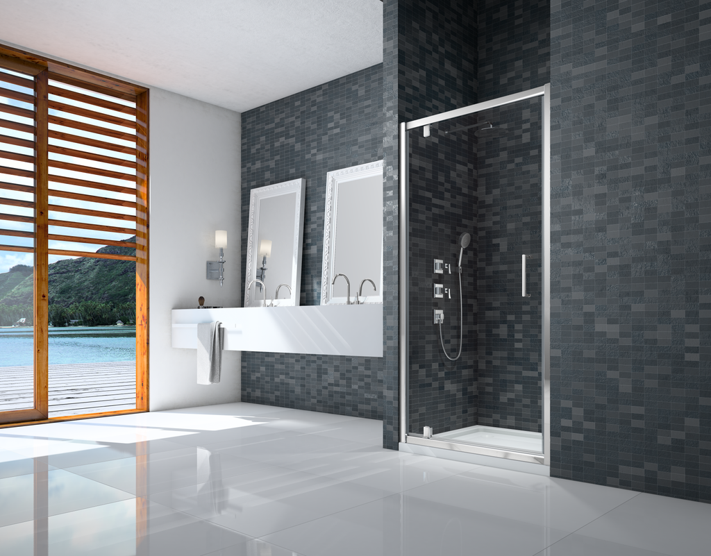 Ionic Essence Framed Pivot Door - 760-1