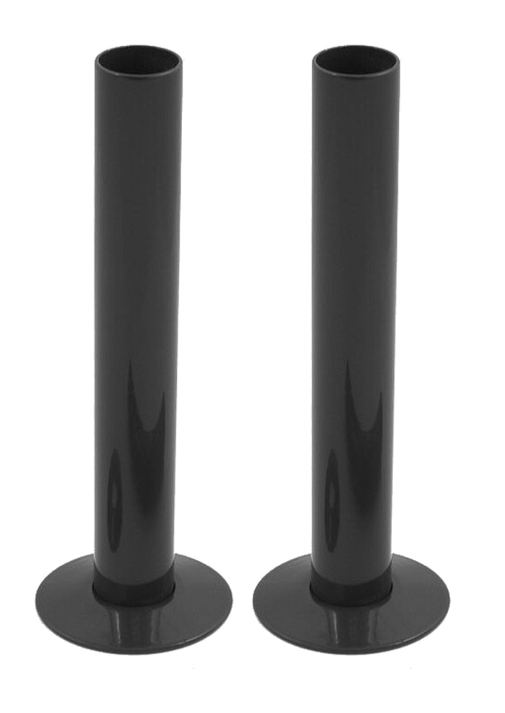Kartell K-RAD 15mm Pipe and Rosettes - Black (Pair)-1
