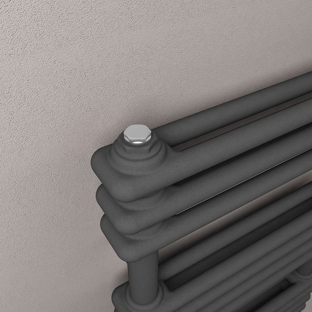 Imperia 2 Column Multirail 1430 x 600mm Towel rails - Matt Anthracite-2