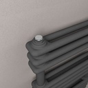 Imperia 2 Column Multirail 832 x 500mm Towel rails - Matt Anthracite-2