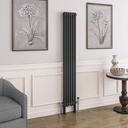 Imperia 2 Column Radiator 1800 x 290mm - Matt Anthracite-1