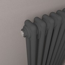Imperia 2 Column Radiator 1800 x 380mm - Matt Anthracite-2