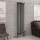 Imperia 2 Column Radiator 1800 x 470mm - Bare Metal-1