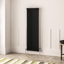 Imperia 2 Column Radiator 1800 x 560mm - Matt Black-1