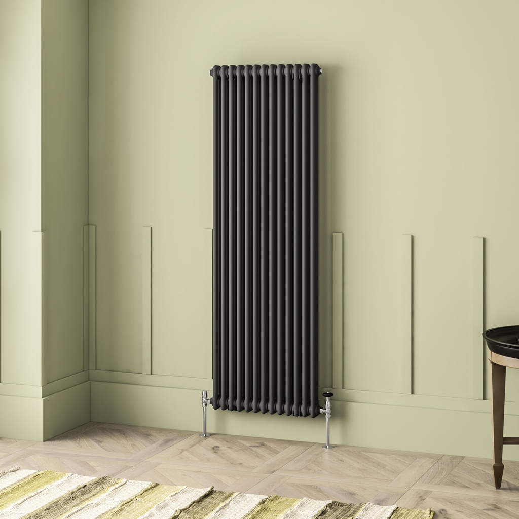 Imperia 2 Column Radiator 1800 x 605mm - Matt Anthracite-1